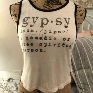 Gypsy tank top size small